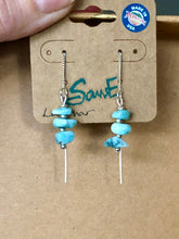 Load image into Gallery viewer, Larimar Threader Earrings
