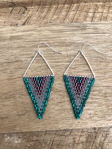 Large Beaded Triangles